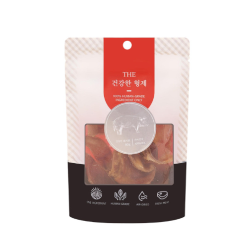 THE 건강한 형제 독 수제간식 돼지귀 80g