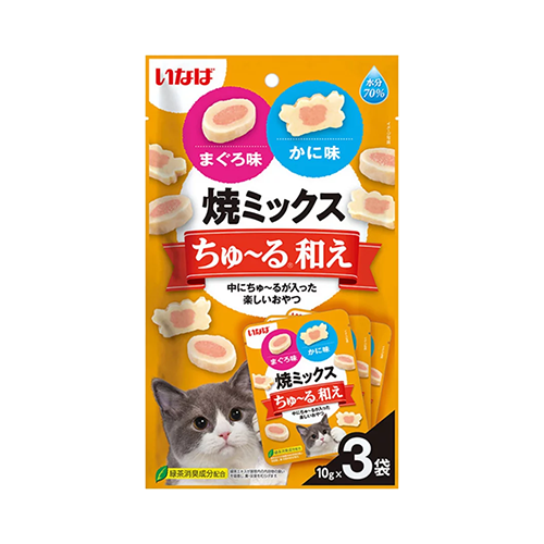 이나바 야끼믹스 츄르범벅 참치&게 30g (10g x 3p)