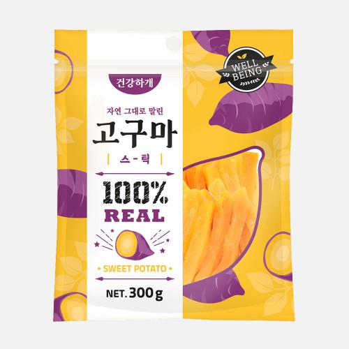 건강하개 고구마스틱 300g